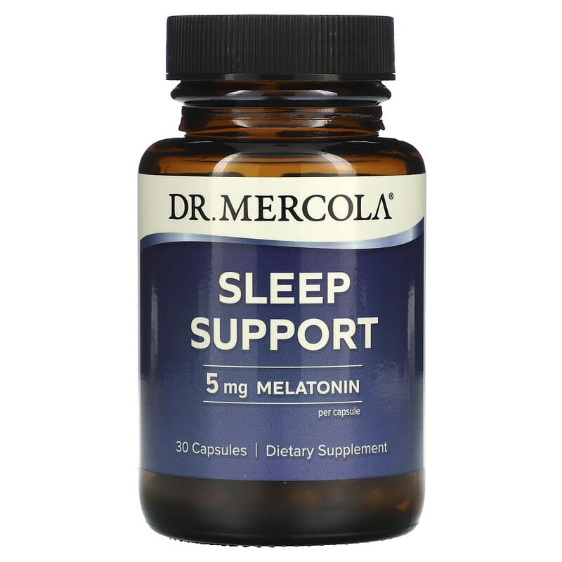 Dr. Mercola Sleep Support 5 mg 30 Capsules 8 Thực phẩm chức năng Dr. Mercola Sleep Support 5 mg 30 Capsules 810094210434