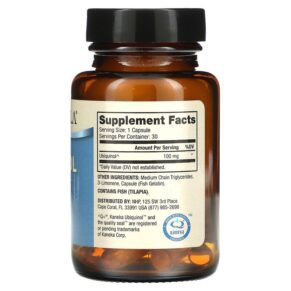 Thực phẩm bổ sung Dr. Mercola Ubiquinol 100 mg 30 Capsules 813006011624