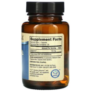 Thực phẩm bổ sung Dr. Mercola Ubiquinol 150 mg 30 Capsules 813006017992