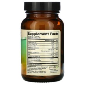 Thực phẩm bổ sung Dr. Mercola Vitamin B Complex with Benfotiamine 60 Capsules 813006018340