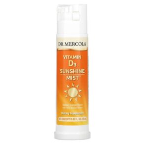 Thực phẩm chức năng Dr. Mercola Vitamin D3 Sunshine Mist Natural Orange 0.85 fl oz (25 ml) 813006014670
