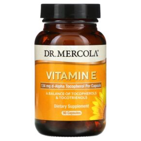Thực phẩm chức năng Dr. Mercola Vitamin E 90 Capsules 810487033336