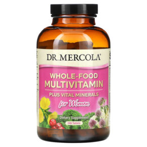 Thực phẩm chức năng Dr. Mercola Whole-Food Multivitamin Plus Vital Minerals for Women 240 Tablets 813006019392