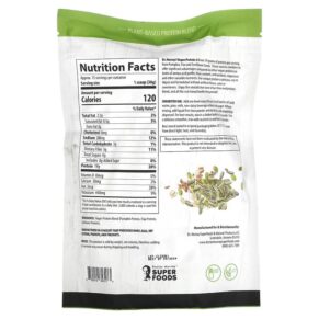 Thực phẩm bổ sung Dr. Murray's Super Foods 3 Seed (Pumpkin Flax Sunflower) Vegan Protein Powder Unflavored 16 oz (453.5 g) 850010353173