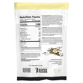 Thực phẩm bổ sung Dr. Murray's Super Foods 3 Seed (Pumpkin Flax Sunflower) Vegan Protein Powder Vanilla 16 oz (453.5 g) 850010353197