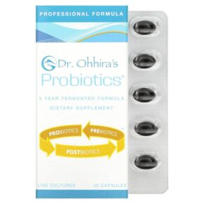 Thực phẩm chức năng Dr. Ohhira's Essential Formulas Inc. Professional Formula Probiotics 30 Capsules 695927121237