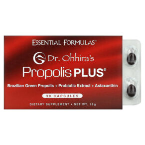 Thực phẩm chức năng Dr. Ohhira's Essential Formulas Inc. Propolis Plus 30 Capsules 695927121138
