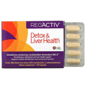 Thực phẩm chức năng Dr. Ohhira's Essential Formulas Inc. Reg'Activ Detox & Liver Health 60 Capsules 695927222033