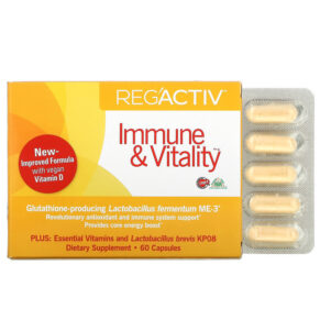 Thực phẩm chức năng Dr. Ohhira's Essential Formulas Inc. Reg'Activ Immune & Vitality 60 Capsules 695927222026