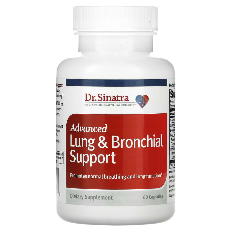 Dr. Sinatra Advanced Lung & Bronchial Support 60 Capsules 8 Thực phẩm chức năng Dr. Sinatra Advanced Lung & Bronchial Support 60 Capsules 678829201740