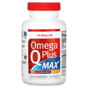 Thực phẩm chức năng Dr. Sinatra Omega Q Plus MAX 100 mg 60 Softgels 678829203218