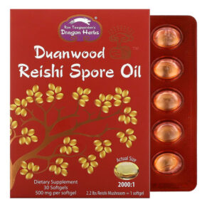 Thực phẩm chức năng Dragon Herbs (Ron Teeguarden) Duanwood Reishi Spore Oil 500 mg 30 Softgels 679372005885