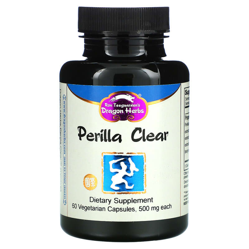 Dragon Herbs (Ron Teeguarden) Perilla Clear 500 mg 60 Vegetarian Capsules 8 Thực phẩm chức năng Dragon Herbs (Ron Teeguarden) Perilla Clear 500 mg 60 Vegetarian Capsules 679372002051
