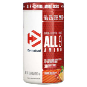 Thực phẩm chức năng Dymatize ALL9AMINO Orange Cranberry 15.87 oz (450 g) 705016181025