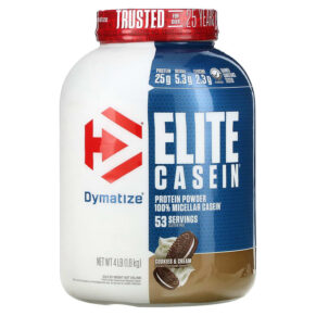Thực phẩm chức năng Dymatize Elite Casein Cookies & Cream 4 lbs (1.8 kg) 705016226146
