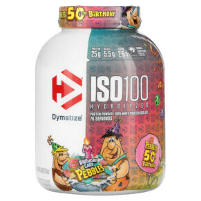 Thực phẩm chức năng Dymatize ISO100 Hydrolyzed 100% Whey Protein Isolate Birthday Cake Pebbles 5 lb (2.3 kg) 705016500420