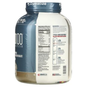 Dymatize ISO100 Hydrolyzed 100% Whey Protein Isolate Cookies & Cream 5 lb (2.3 kg) 3 Thực phẩm bổ sung Dymatize ISO100 Hydrolyzed 100% Whey Protein Isolate Cookies & Cream 5 lb (2.3 kg) 705016353200