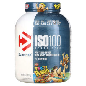 Thực phẩm chức năng Dymatize ISO100 Hydrolyzed 100% Whey Protein Isolate Fruity Pebbles 5 lb (2.3 kg) 705016353439