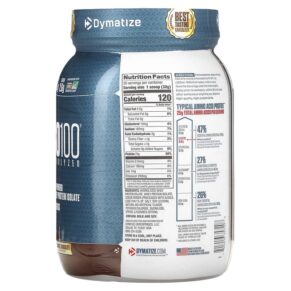 Thực phẩm bổ sung Dymatize ISO100 Hydrolyzed 100% Whey Protein Isolate Gourmet Chocolate 1.4 lb (640 g) 705016357208
