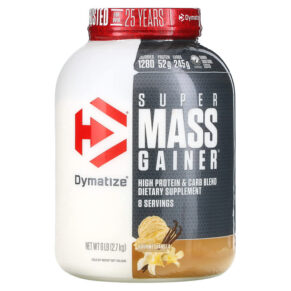 Thực phẩm chức năng Dymatize Super Mass Gainer Gourmet Vanilla 6 lbs (2.7 kg) 705016331291