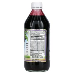 Thực phẩm bổ sung Dynamic Health Pure Sambucus Black Elderberry 100% Juice Concentrate Unsweetened 16 fl oz (473 ml) 790223875164