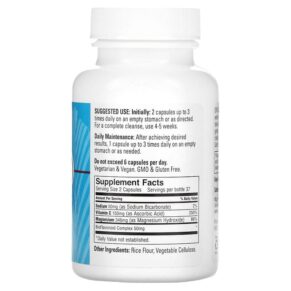 Thực phẩm bổ sung Earth's Bounty ( Matrix Health ) Oxy-Cleanse Oxygen Colon Conditioner 75 Vegetarian Capsules 707990101006