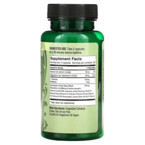 Thực phẩm bổ sung Earth's Bounty (Matrix Health) Sleep Perfect 60 Vegetarian Capsules 707990250001