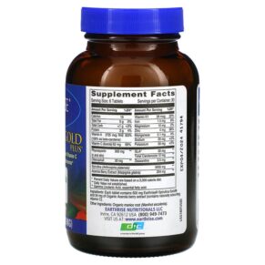 Thực phẩm bổ sung Earthrise Spirulina Gold Plus 500 mg 180 Tablets 032602846281