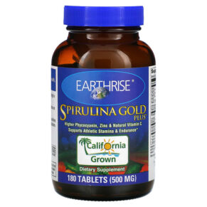 Thực phẩm chức năng Earthrise Spirulina Gold Plus 500 mg 180 Tablets 032602846281
