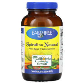 Thực phẩm chức năng Earthrise Spirulina Natural 500 mg 360 Tablets 032602125003
