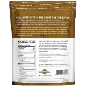 Thực phẩm bổ sung Earthtone Foods Organic Cacao Powder 14 oz (397 g) 760488373880