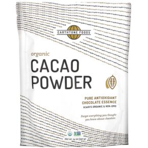 Thực phẩm chức năng Earthtone Foods Organic Cacao Powder 14 oz (397 g) 760488373880