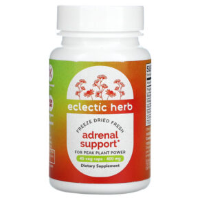 Thực phẩm chức năng Eclectic Institute Freeze Dried Fresh Adrenal Support 400 mg 45 Veg Caps 023363324194