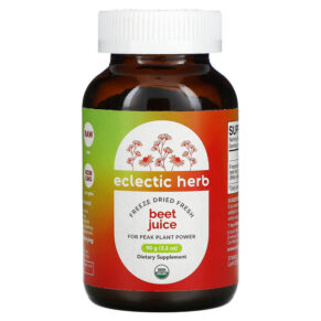Thực phẩm chức năng Eclectic Institute Freeze Dried Fresh Beet Juice 3.2 oz (90 g) 023363379095