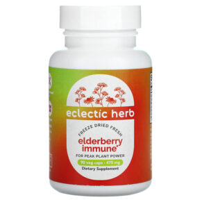 Thực phẩm chức năng Eclectic Institute Freeze Dried Fresh Elderberry Immune 237 mg 90 Veg Caps 023363319046