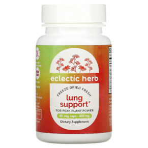 Thực phẩm chức năng Eclectic Institute Freeze Dried Fresh Lung Support 400 mg 45 Veg Caps 023363324125