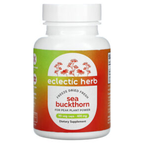 Thực phẩm chức năng Eclectic Institute Freeze Dried Fresh Sea Buckthorn 400 mg 90 Veg Caps 023363309627