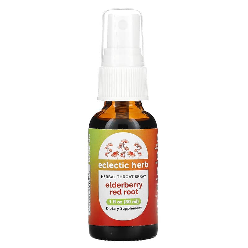Eclectic Institute Herbal Throat Spray Elderberry Red Root 1 fl oz (30 ml) 8 Thực phẩm chức năng Eclectic Institute Herbal Throat Spray Elderberry Red Root 1 fl oz (30 ml) 023363200726