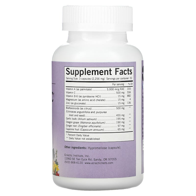 Eclectic Institute Vita Biotic 750 mg 150 Capsules 2 Thực phẩm bổ sung Eclectic Institute Vita Biotic 750 mg 150 Capsules 023363520022
