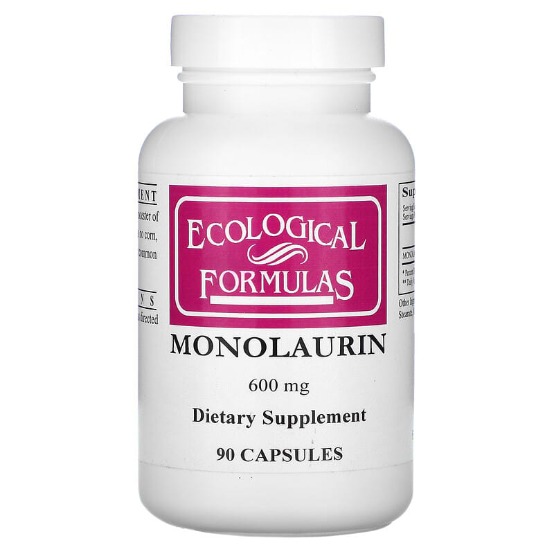 Ecological Formulas Monolaurin 600 mg 90 Capsules 8 Thực phẩm chức năng Ecological Formulas Monolaurin 600 mg 90 Capsules 696859034886