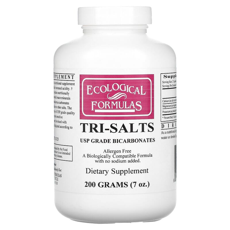 Ecological Formulas Tri-Salts 7 oz (200 g) 8 Thực phẩm chức năng Ecological Formulas Tri-Salts 7 oz (200 g) 696859034923