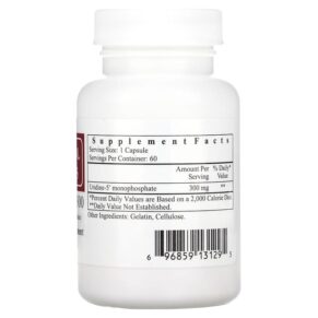 Ecological Formulas Uridine-300 60 Capsules 3 Thực phẩm bổ sung Ecological Formulas Uridine-300 60 Capsules 696859131295