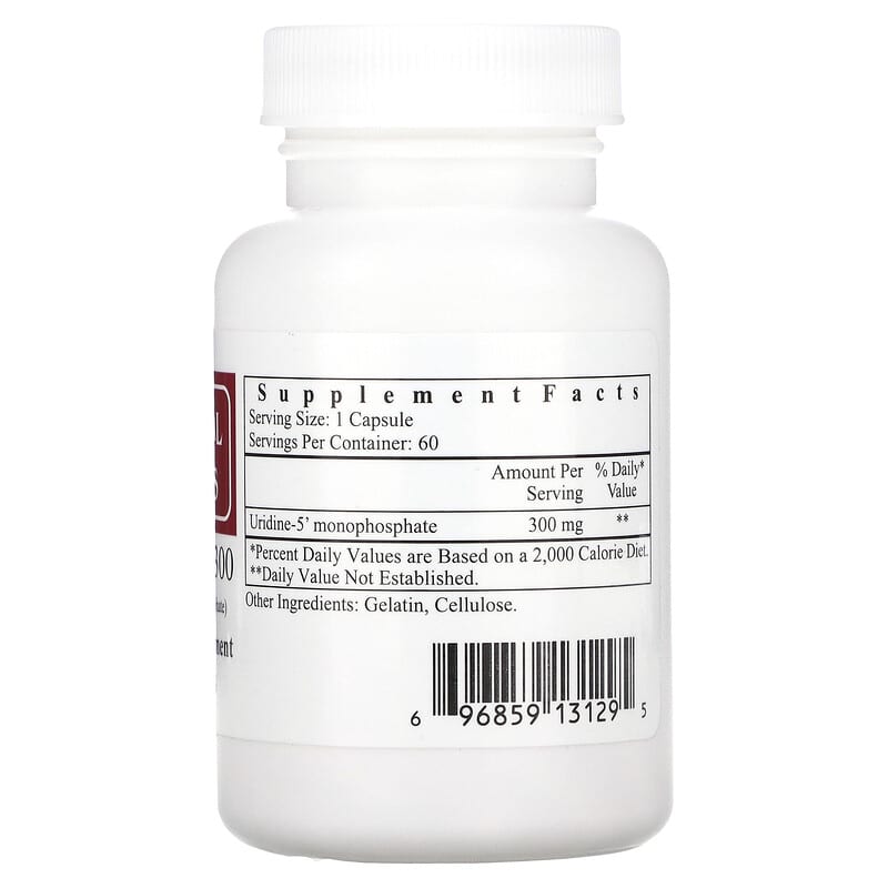 Ecological Formulas Uridine-300 60 Capsules 2 Thực phẩm bổ sung Ecological Formulas Uridine-300 60 Capsules 696859131295