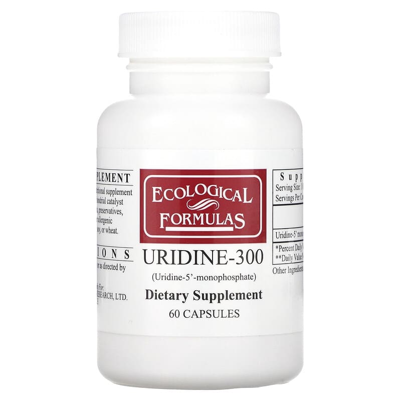 Ecological Formulas Uridine-300 60 Capsules 8 Thực phẩm chức năng Ecological Formulas Uridine-300 60 Capsules 696859131295