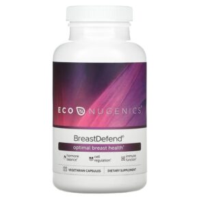 Thực phẩm chức năng Econugenics BreastDefend 120 Vegetarian Capsules 892985000096