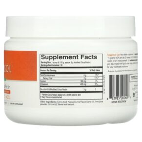 Thực phẩm bổ sung Econugenics Modified Citrus Pectin Lime Infusion 6.48 oz (184 g) 892985000607