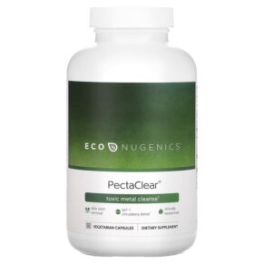 Thực phẩm chức năng Econugenics PectaClear Toxic Metal Cleanse 180 Vegetarian Capsules 892985000256