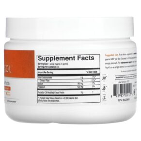 Thực phẩm bổ sung Econugenics PectaSol Modified Citrus Pectin 5.29 oz (150 g) 892985000126