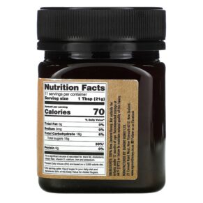 Thực phẩm bổ sung Egmont Honey Manuka Honey Raw And Unpasteurized 829+ MGO 8.82 oz (250 g) 9421904958371