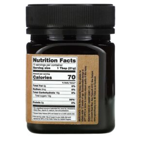 Thực phẩm bổ sung Egmont Honey Manuka Honey Raw And Unpasteurized MGO 263+ 8.82 oz (250 g) 9421904958500